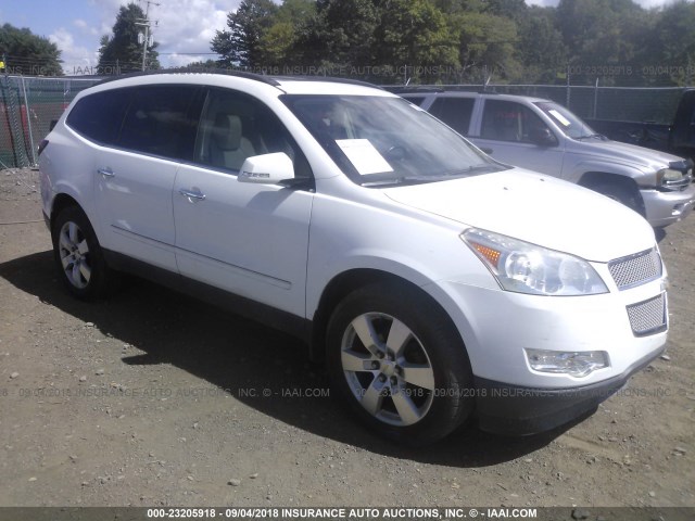 1GNEV33D89S151068 - 2009 CHEVROLET TRAVERSE LTZ WHITE photo 1