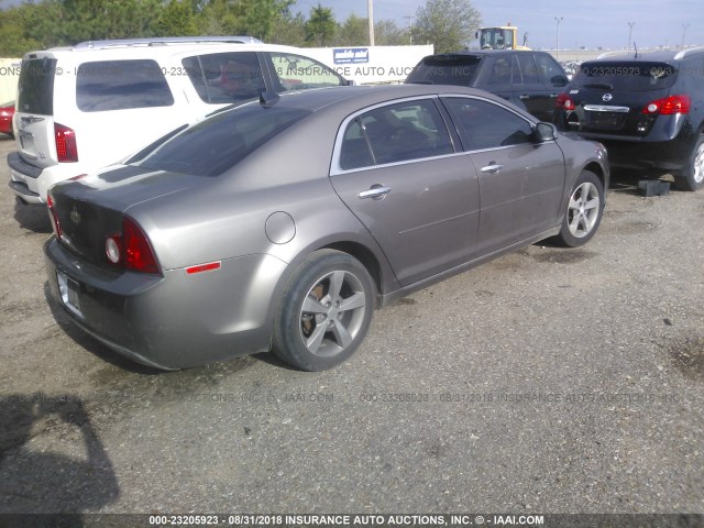 1G1ZC5E0XCF188170 - 2012 CHEVROLET MALIBU 1LT BEIGE photo 4