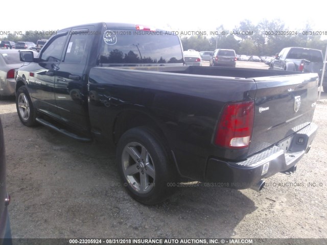 1C6RD7FT8CS171892 - 2012 DODGE RAM 1500 ST BLACK photo 3