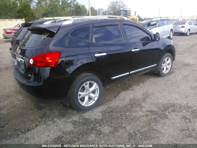 JN8AS5MT6BW575904 - 2011 NISSAN ROGUE S/SV/KROM BLACK photo 4