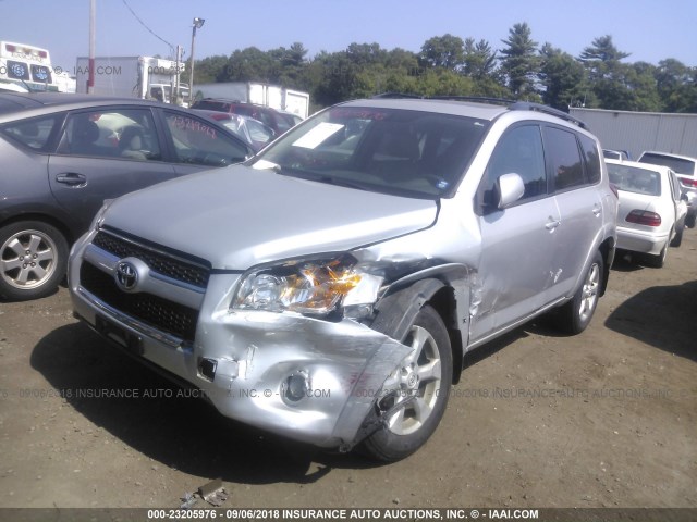 2T3DF4DVXAW074892 - 2010 TOYOTA RAV4 LIMITED SILVER photo 2