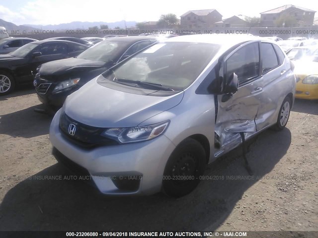 JHMGK5H52GX040926 - 2016 HONDA FIT LX SILVER photo 2