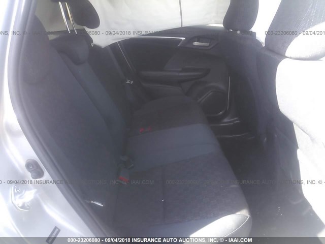 JHMGK5H52GX040926 - 2016 HONDA FIT LX SILVER photo 8