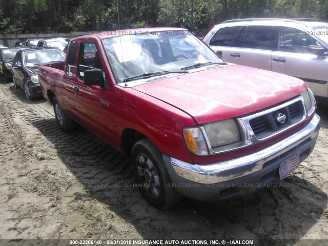 1N6DD26S0WC341042 - 1998 NISSAN FRONTIER KING CAB XE/KING CAB SE RED photo 1