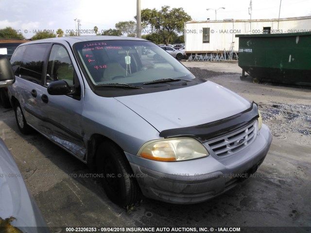 2FMZA5041YBB95925 - 2000 FORD WINDSTAR WAGON SILVER photo 1