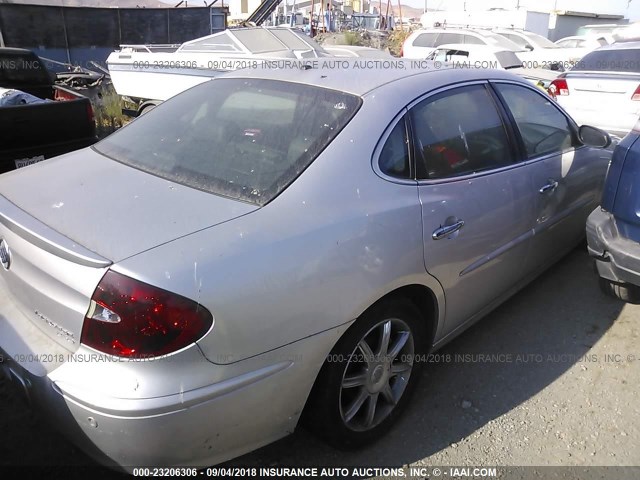 2G4WE567651233031 - 2005 BUICK LACROSSE CXS SILVER photo 4