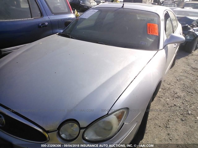2G4WE567651233031 - 2005 BUICK LACROSSE CXS SILVER photo 6