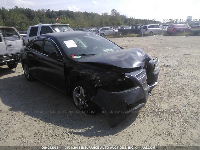 1G1ZH57B894146312 - 2009 CHEVROLET MALIBU 1LT შავი ფოტო 1