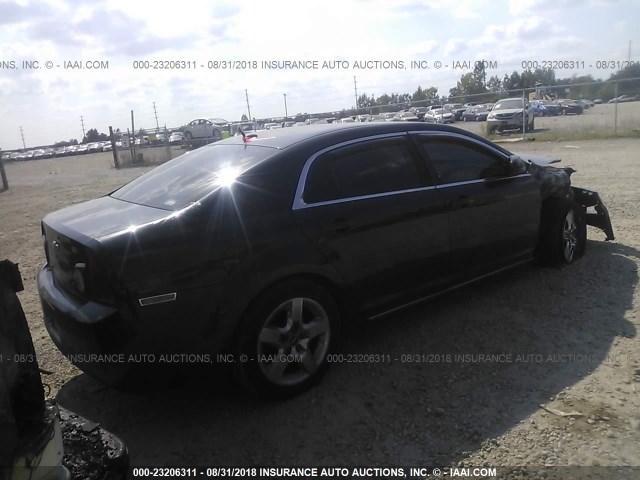 1G1ZH57B894146312 - 2009 CHEVROLET MALIBU 1LT შავი ფოტო 4