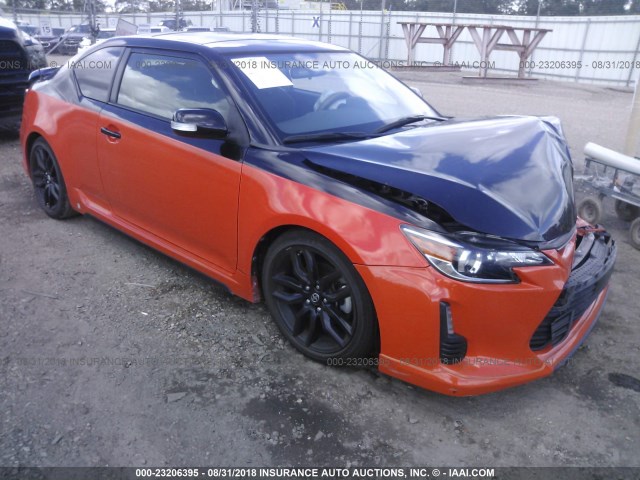JTKJF5C7XFJ008384 - 2015 TOYOTA SCION TC 黑色 照片 1
