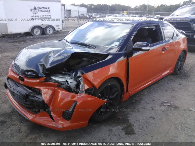 JTKJF5C7XFJ008384 - 2015 TOYOTA SCION TC 黑色 照片 2