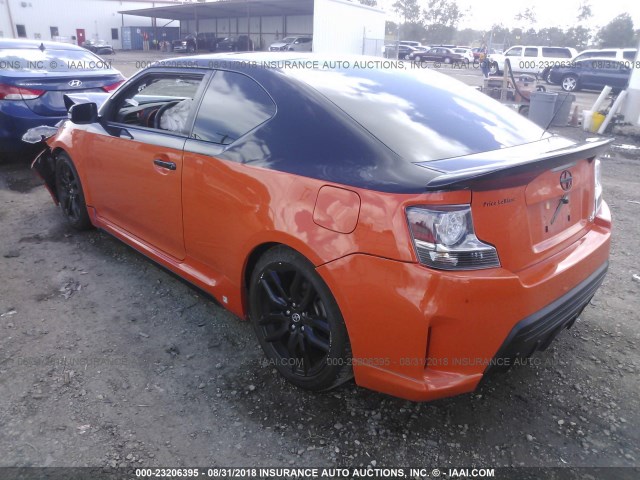 JTKJF5C7XFJ008384 - 2015 TOYOTA SCION TC 黑色 照片 3