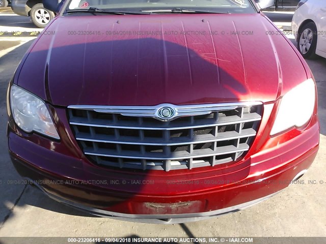 2A8GM68X98R651905 - 2008 CHRYSLER PACIFICA TOURING RED photo 6