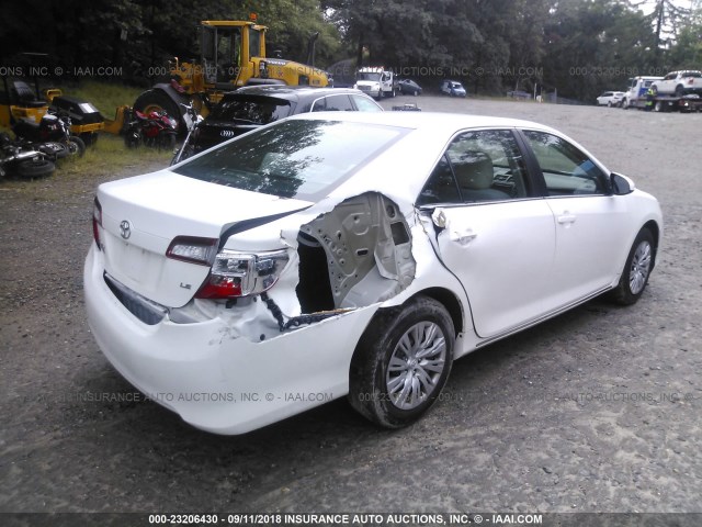 4T1BF1FK5CU530348 - 2012 TOYOTA CAMRY SE/LE/XLE 白色 照片 4