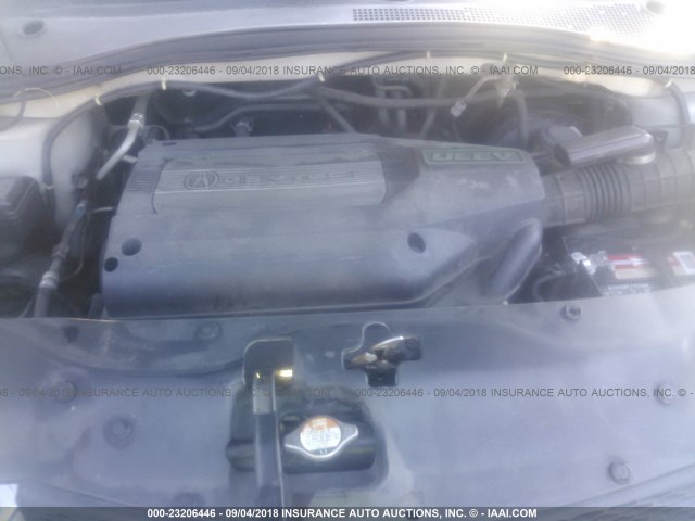 2HNYD18261H506037 - 2001 ACURA MDX SILVER photo 10