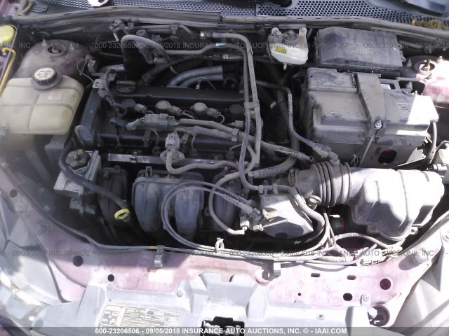 1FAFP34N97W174501 - 2007 FORD FOCUS ZX4/S/SE/SES მუქწითელი ფოტო 10