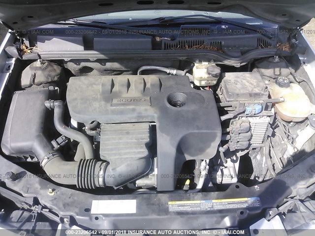 1G8AL55F27Z135244 - 2007 SATURN ION LEVEL 3 SILVER photo 10