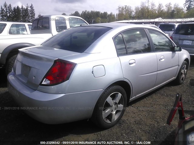 1G8AL55F27Z135244 - 2007 SATURN ION LEVEL 3 SILVER photo 4