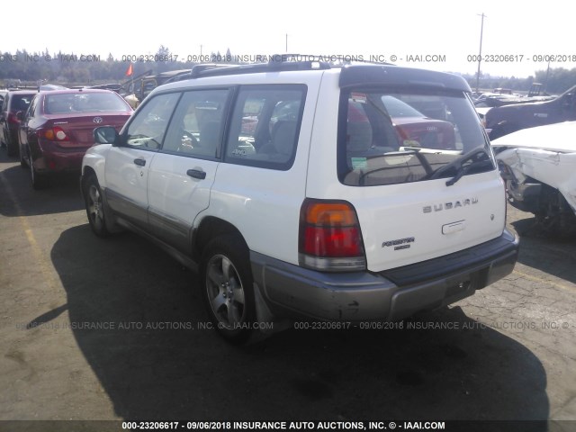 JF1SF6558WH711685 - 1998 SUBARU FORESTER S 白色 照片 3