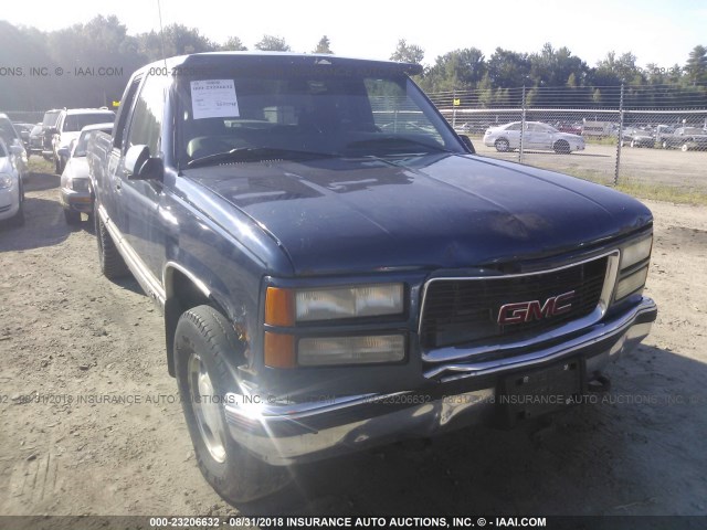 2GTEK19R0W1549489 - 1998 GMC SIERRA K1500 BLUE photo 6