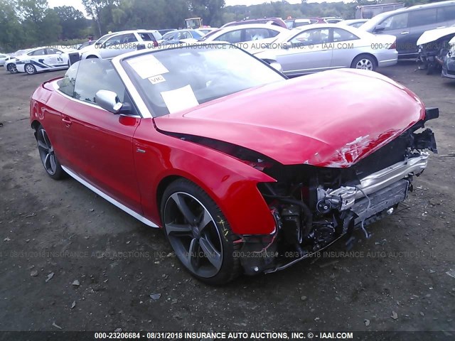 WAUVGAFH6DN014463 - 2013 AUDI S5 PRESTIGE RED photo 1