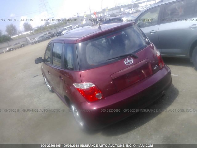 JTKKT624665005128 - 2006 TOYOTA SCION XA RED photo 3