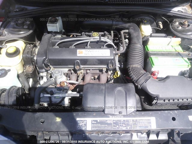 1G8ZY127X1Z239384 - 2001 SATURN SC2 BLACK photo 10