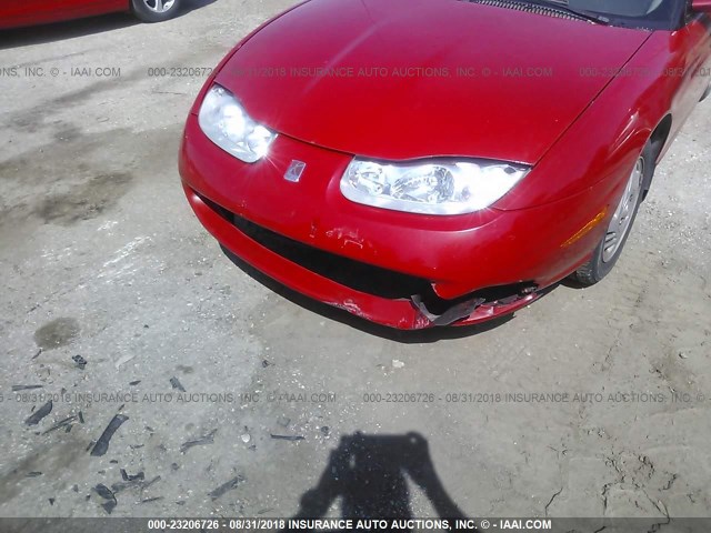 1G8ZY127X1Z239384 - 2001 SATURN SC2 BLACK photo 6