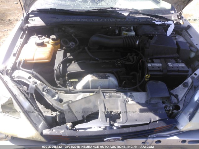 1FAFP3839YW361327 - 2000 FORD FOCUS ZTS SILVER photo 10