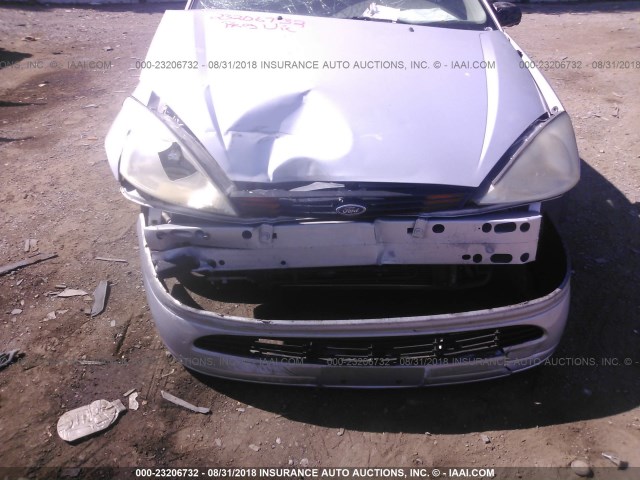 1FAFP3839YW361327 - 2000 FORD FOCUS ZTS SILVER photo 6