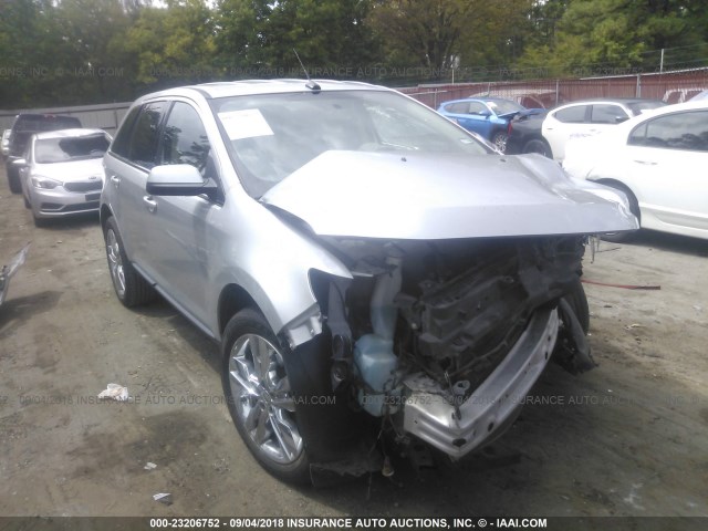 2FMDK3KC3DBA77014 - 2013 FORD EDGE LIMITED SILVER photo 1