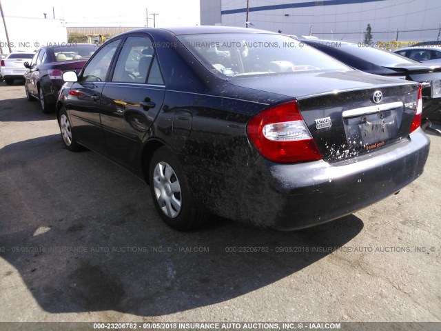 4T1BE32K02U116834 - 2002 TOYOTA CAMRY LE/XLE/SE Қара фото 3
