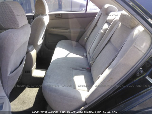 4T1BE32K02U116834 - 2002 TOYOTA CAMRY LE/XLE/SE Қара фото 8