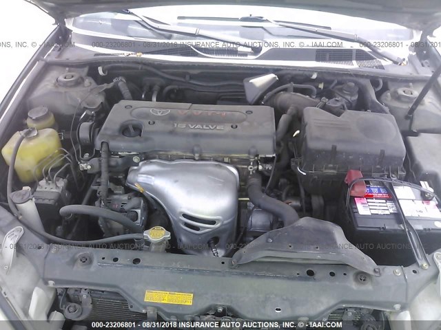 JTDBE32K320058536 - 2002 TOYOTA CAMRY LE/XLE/SE GREEN photo 10