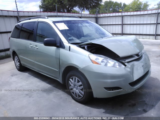 5TDZK23C98S151012 - 2008 TOYOTA SIENNA CE/LE GREEN photo 1