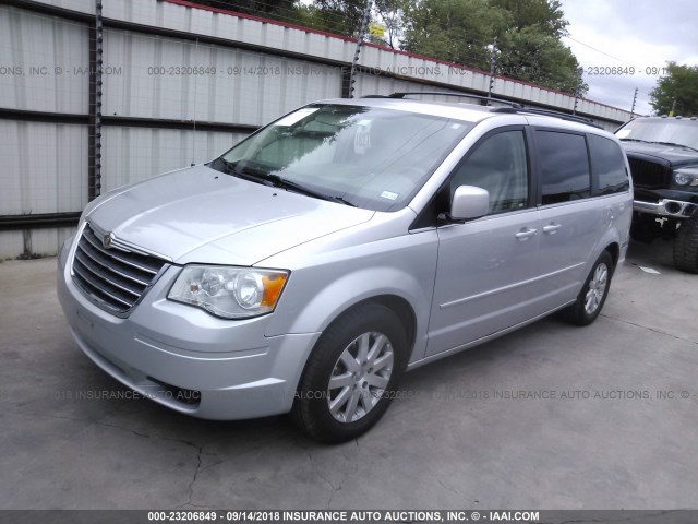 2A8HR54P68R138407 - 2008 CHRYSLER TOWN & COUNTRY TOURING SILVER photo 2