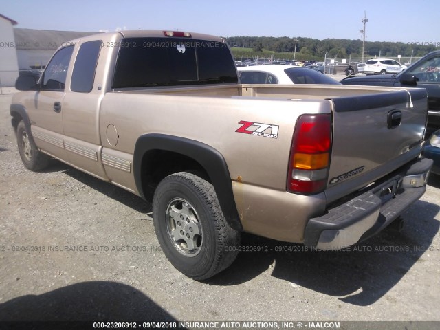 2GCEK19T4Y1214931 - 2000 CHEVROLET SILVERADO K1500 TAN photo 3