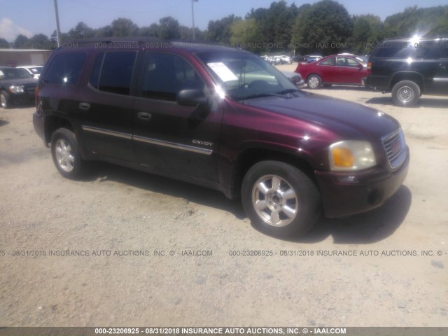 1GKES16S166171106 - 2006 GMC ENVOY XL BURGUNDY photo 1