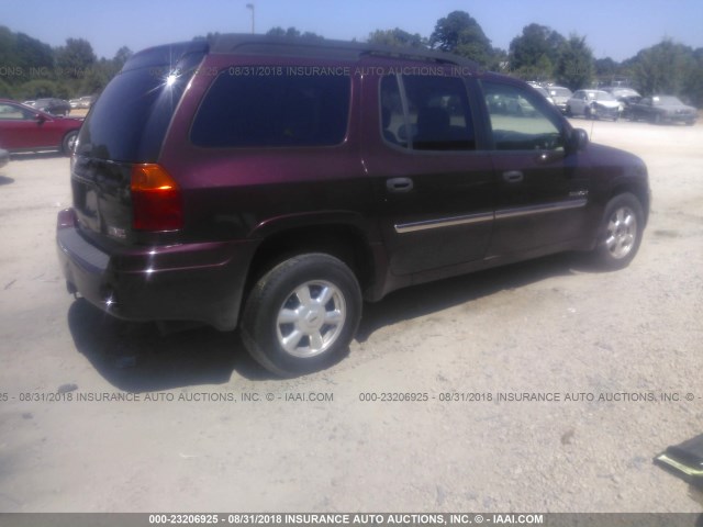 1GKES16S166171106 - 2006 GMC ENVOY XL BURGUNDY photo 4