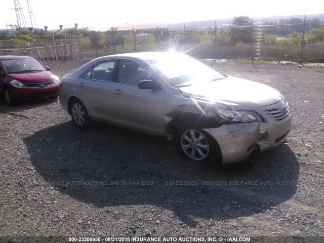 4T1BE46KX8U762746 - 2008 TOYOTA CAMRY CE/LE/XLE/SE GOLD photo 1