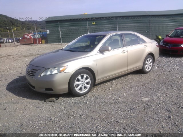 4T1BE46KX8U762746 - 2008 TOYOTA CAMRY CE/LE/XLE/SE GOLD photo 2