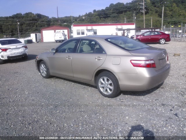 4T1BE46KX8U762746 - 2008 TOYOTA CAMRY CE/LE/XLE/SE GOLD photo 3
