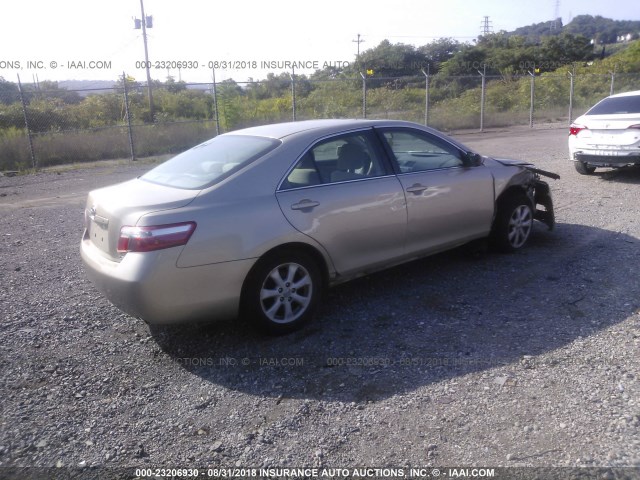 4T1BE46KX8U762746 - 2008 TOYOTA CAMRY CE/LE/XLE/SE GOLD photo 4