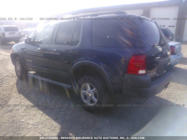 1FMZU62K75UA62469 - 2005 FORD EXPLORER XLS/XLS SPORT BLUE photo 3