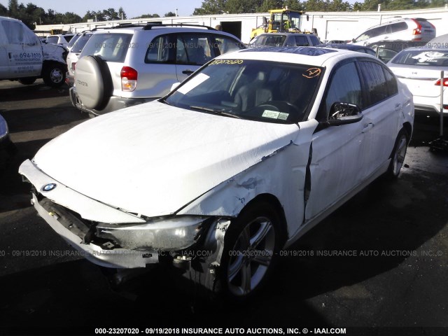 WBA3C3G5XENS71632 - 2014 BMW 320 I/XDRIVE WHITE photo 2