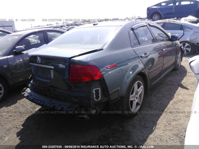 19UUA66214A060655 - 2004 ACURA TL GREEN photo 4