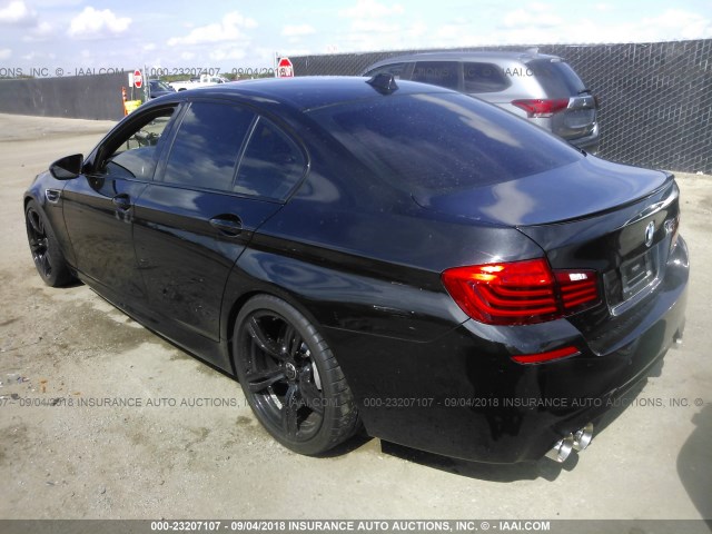 WBSFV9C56FD594496 - 2015 BMW M5 BLACK photo 3