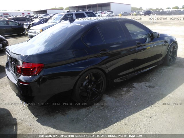 WBSFV9C56FD594496 - 2015 BMW M5 BLACK photo 4