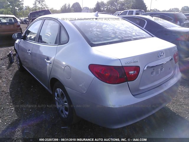 KMHDU4AD5AU176188 - 2010 HYUNDAI ELANTRA BLUE/GLS/SE SILVER photo 3