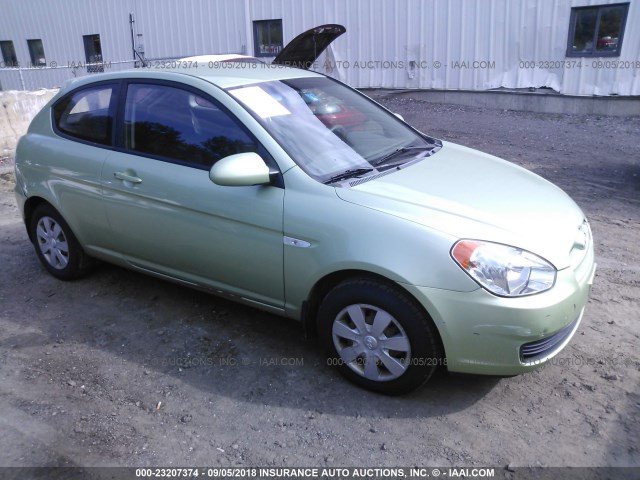 KMHCM36C97U022601 - 2007 HYUNDAI ACCENT GS GREEN photo 1